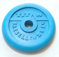 диск обрезиненный titan 51 мм 2,5 кг. синий