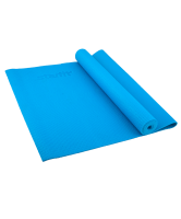 коврик для йоги fm-101, pvc, 173x61x1,0 см, синий