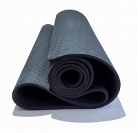 коврик для йоги original fit.tools 6 мм ft-ygm-06tpe-1830-bk черный
