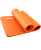 коврик для йоги fm-301, nbr, 183x58x1,5 см, оранжевый