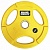 диск олимпийский цветной обрезиненный с 3-мя хватами d51мм hammer wp074 15кг желтый